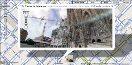 Google Maps Street View en Barcelona